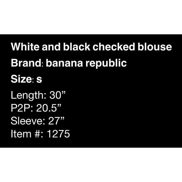 Black and white plaid button up - Picture 9 of 9